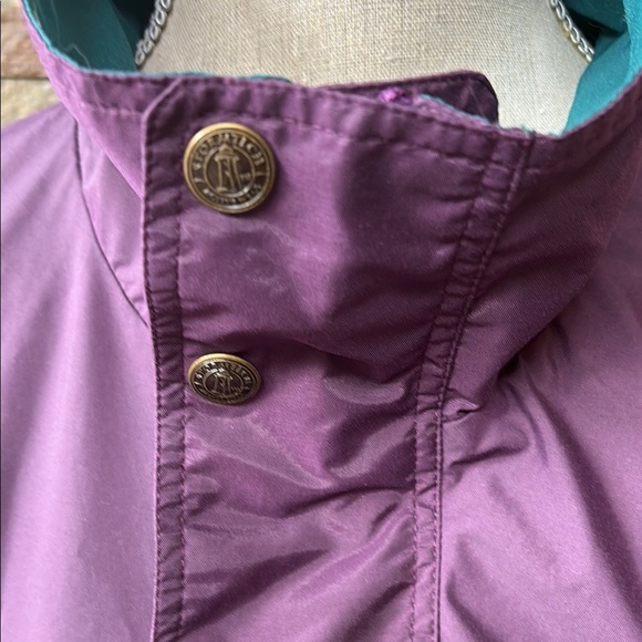 Vintage Purple and Teal Edmonton Petroleum Golf & C.C. Lined Windbreaker Jacket - Picture 3 of 10